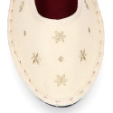 Women's grey mint velvet Mary Jane with elastic band closure