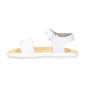 White Barefoot Sequin Sandals – OKAA FLEX