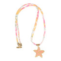 Starfish Choker with English Floral Cord