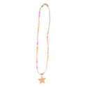 Starfish Choker with English Floral Cord