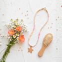 Starfish Choker with English Floral Cord
