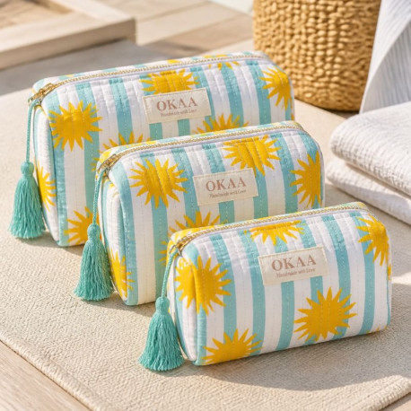 Neceser Acolchado Sunshine Mediterráneo