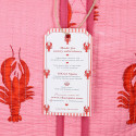 Colección Mediterránea Lobster – Tote Bag + Neceser Acolchado