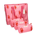 Mediterranean Lobster Collection – Quilted Tote Bag + Toiletry Bags