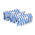 Mediterranean Lobster Collection – Quilted Tote Bag + Toiletry Bags