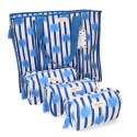Mediterranean Lobster Collection – Quilted Tote Bag + Toiletry Bags
