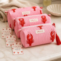 Mediterranean Lobster Collection – Quilted Tote Bag + Toiletry Bags