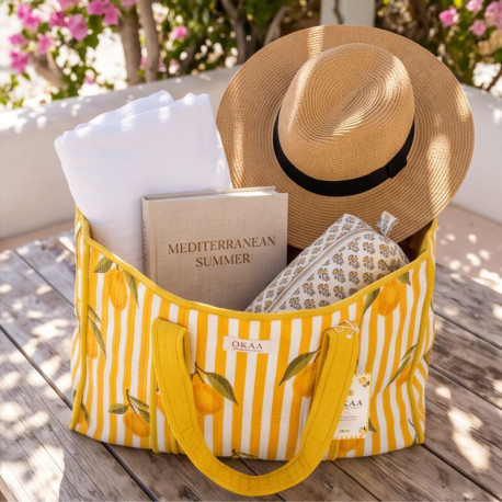 Colección Mediterránea Lobster – Tote Bag + Neceser Acolchado