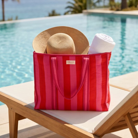 Mediterranean Lobster Collection – Quilted Tote Bag + Toiletry Bags