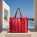 Mediterranean Lobster Collection – Quilted Tote Bag + Toiletry Bags