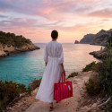 Mediterranean Lobster Collection – Quilted Tote Bag + Toiletry Bags