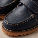 Náutico niño azul marino sin cordones – Colegial