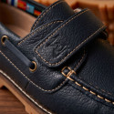 Náutico niño azul marino sin cordones – Colegial