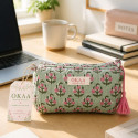 Mediterranean Lobster Collection – Quilted Tote Bag + Toiletry Bags