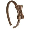 Girl's linen hair headband for Ceremony.