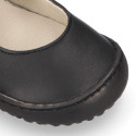 BAREFOOT Girl Mary Jane shoes for school.