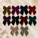 Fine Wool Bow Hair Tie – Handmade in Spain