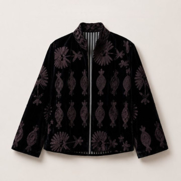 Chaqueta de Terciopelo Bordada Mujer – Edición Limitada