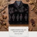 Chaqueta de Terciopelo Bordada Mujer – Edición Limitada