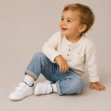 Deportivo niño peques sin cordones en piel lavable.