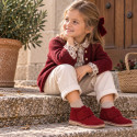 Suede Leather Safari boots laceless.