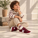 Nueva Zapatilla MODA con cordones en piel serraje.