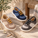 Kids suede leather CASUAL Sneaker shoes with laces.