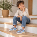 Zapatilla niños en lona nylon respetuoso de Okaa Flex casual.