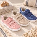Okaa Flex casual respectful Sneaker shoes in cotton canvas.