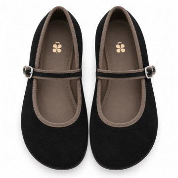 Women’s Barefoot Mary Jane Shoes – Black | OKAA FLEX