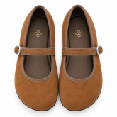 Women’s Barefoot Mary Jane Shoes – Camel | OKAA FLEX