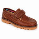 Náutico niño color cuero sin cordones – Colegial