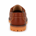 Náutico niño color cuero sin cordones – Colegial