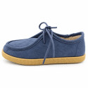 Zapato Wallaby Niño Azul Jeans con Cordones