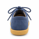 Boys' Wallaby Shoes in Denim Blue with Laces