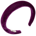 Diadema de terciopelo acolchada Siena Complementos – 13 colores