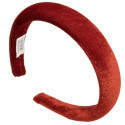 Diadema de terciopelo acolchada Siena Complementos – 13 colores