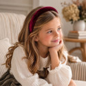Girls’ Velvet Bow Headband by Siena Complementos