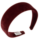 Diadema de terciopelo acolchada Siena Complementos – 13 colores