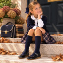 Girls’ Burgundy Patent Leather Mary Janes with Buckle