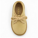 Kids' Suede Leather Desert Boots – Ultra-Soft & Flexible | EU Sizes 20-32