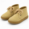 Kids' Suede Leather Desert Boots – Ultra-Soft & Flexible | EU Sizes 20-32