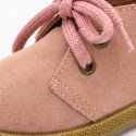 Botitas Safari Infantiles de Piel Serraje Ultrasuaves y Flexibles | Tallas 20-32