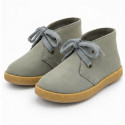 Kids' Suede Leather Desert Boots – Ultra-Soft & Flexible | EU Sizes 20-32