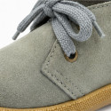 Botitas Safari Infantiles de Piel Serraje Ultrasuaves y Flexibles | Tallas 20-32