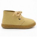 Kids' Suede Leather Desert Boots – Ultra-Soft & Flexible | EU Sizes 20-32