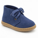 Kids' Suede Leather Desert Boots – Ultra-Soft & Flexible | EU Sizes 20-32
