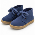 Kids' Suede Leather Desert Boots – Ultra-Soft & Flexible | EU Sizes 20-32