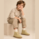 Kids' Suede Leather Desert Boots – Ultra-Soft & Flexible | EU Sizes 20-32