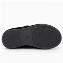 Black Velvet Mary Jane Shoes with Hook-and-Loop Fastening | Made in Spain